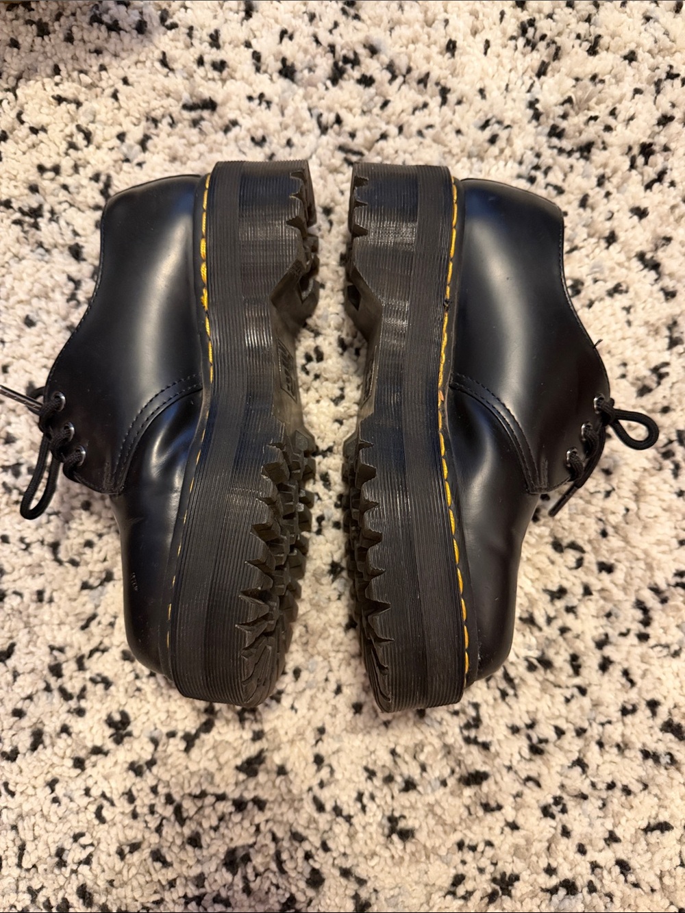 Dr. Martens 1461 Smooth Leather Lace Up Platforms - Picture 8 of 10